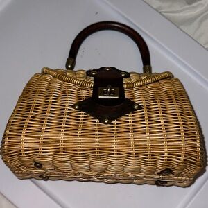 Vintage 1950s Gay Mode Wicker Handbag